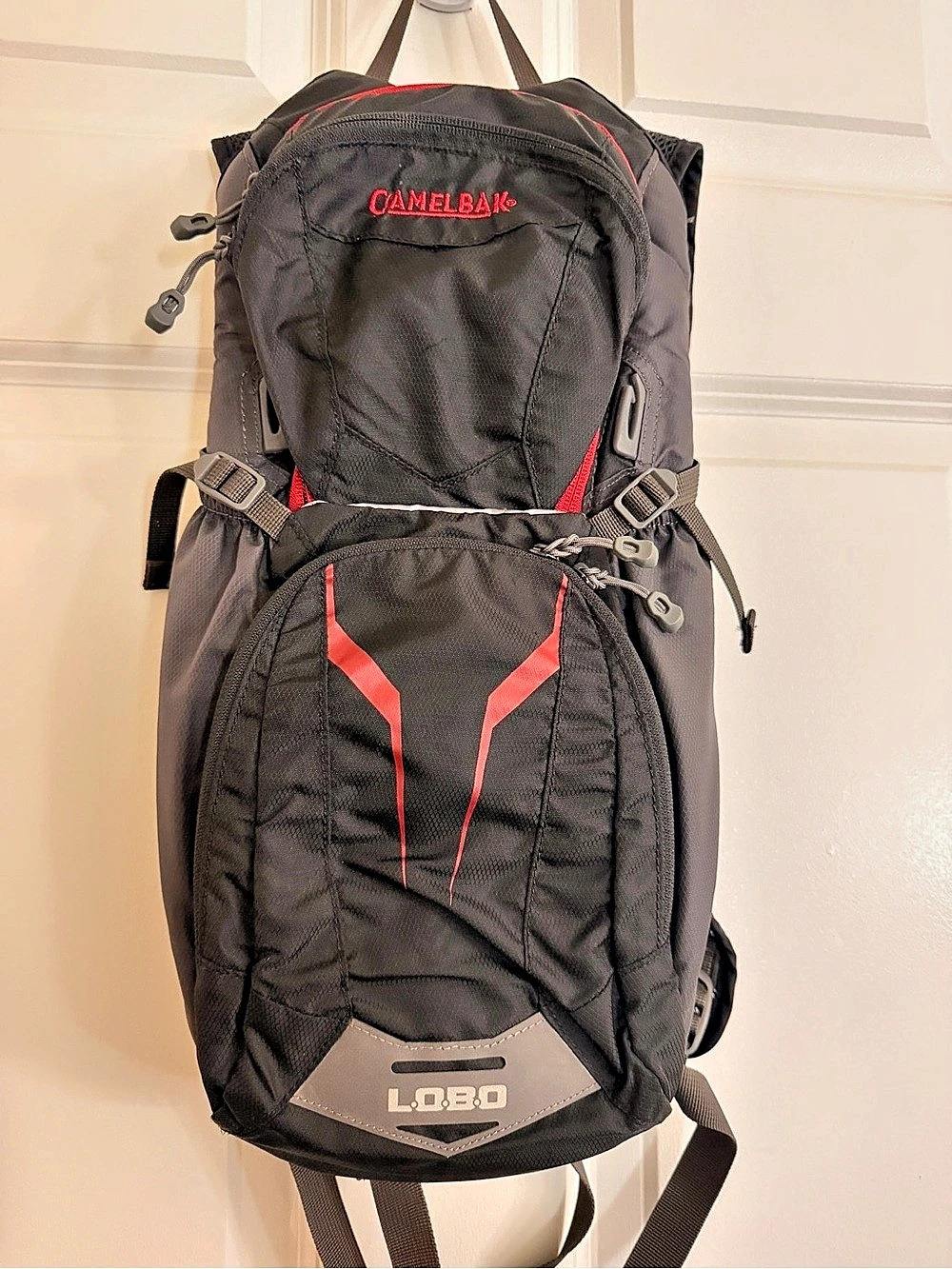 CamelBak Lobo Hydration Backpack in Black & Red